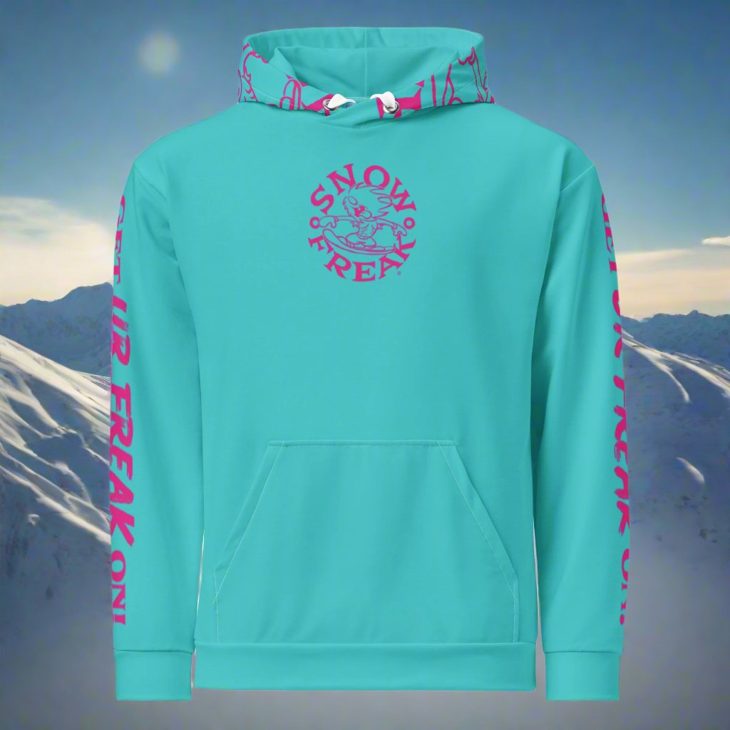 PINK SNOW FREAK© TRADITIONAL HOODIE