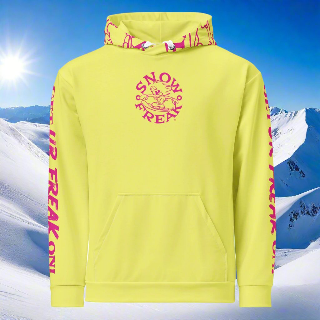 PINK SNOW FREAK© TRADITIONAL HOODIE