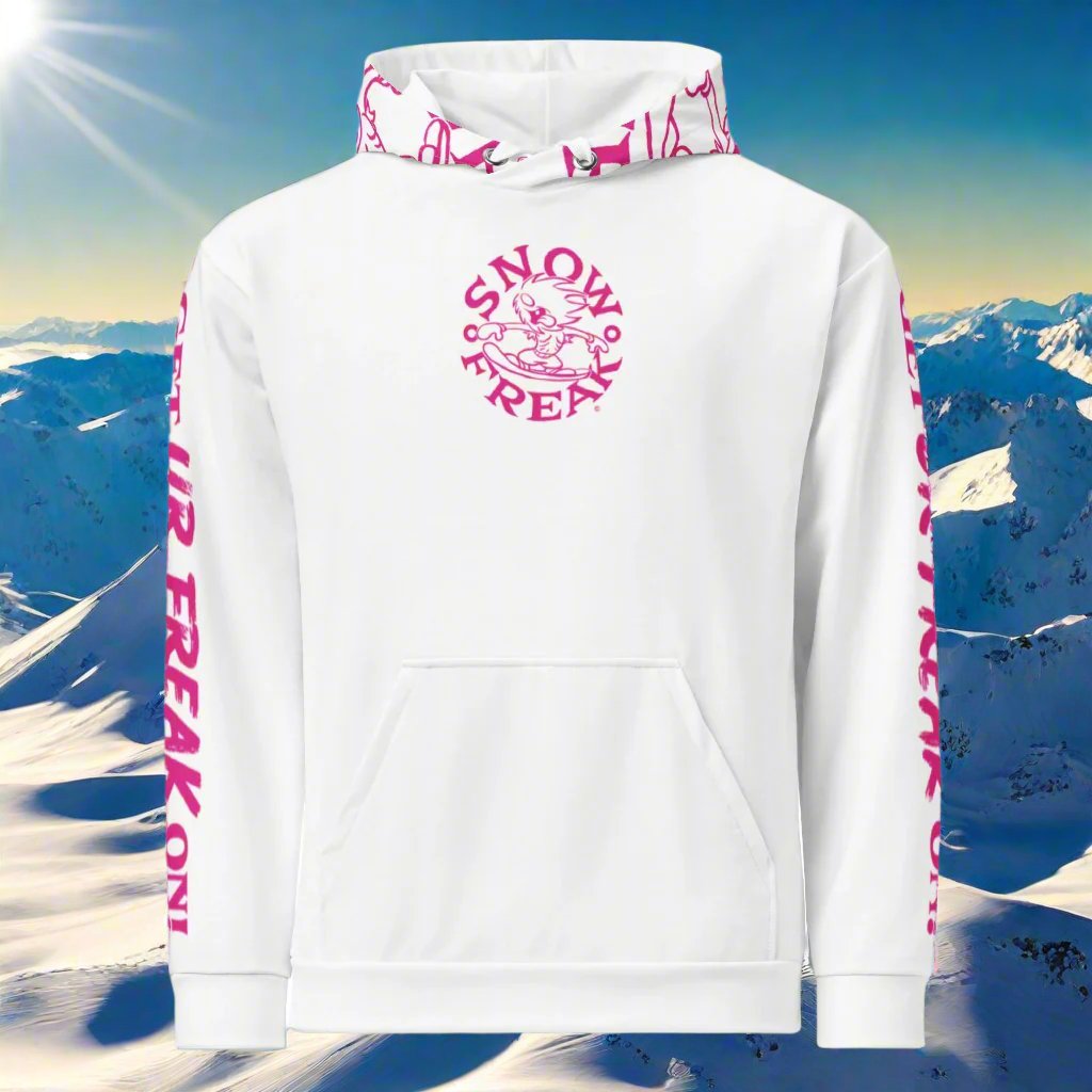 PINK SNOW FREAK© TRADITIONAL HOODIE