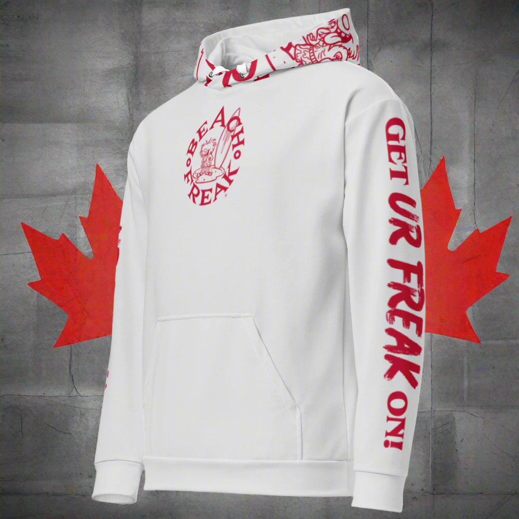 'THE CANUCK' BEACH FREAK© TRADITIONAL PULLOVER HOODIE