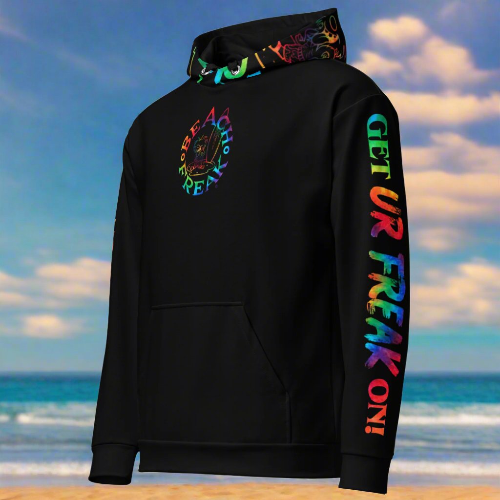 TIE-DYE BEACH FREAK© TRADITIONAL PULLOVER HOODIE