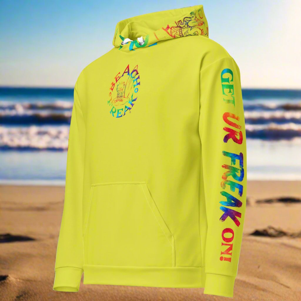 TIE-DYE BEACH FREAK© TRADITIONAL PULLOVER HOODIE