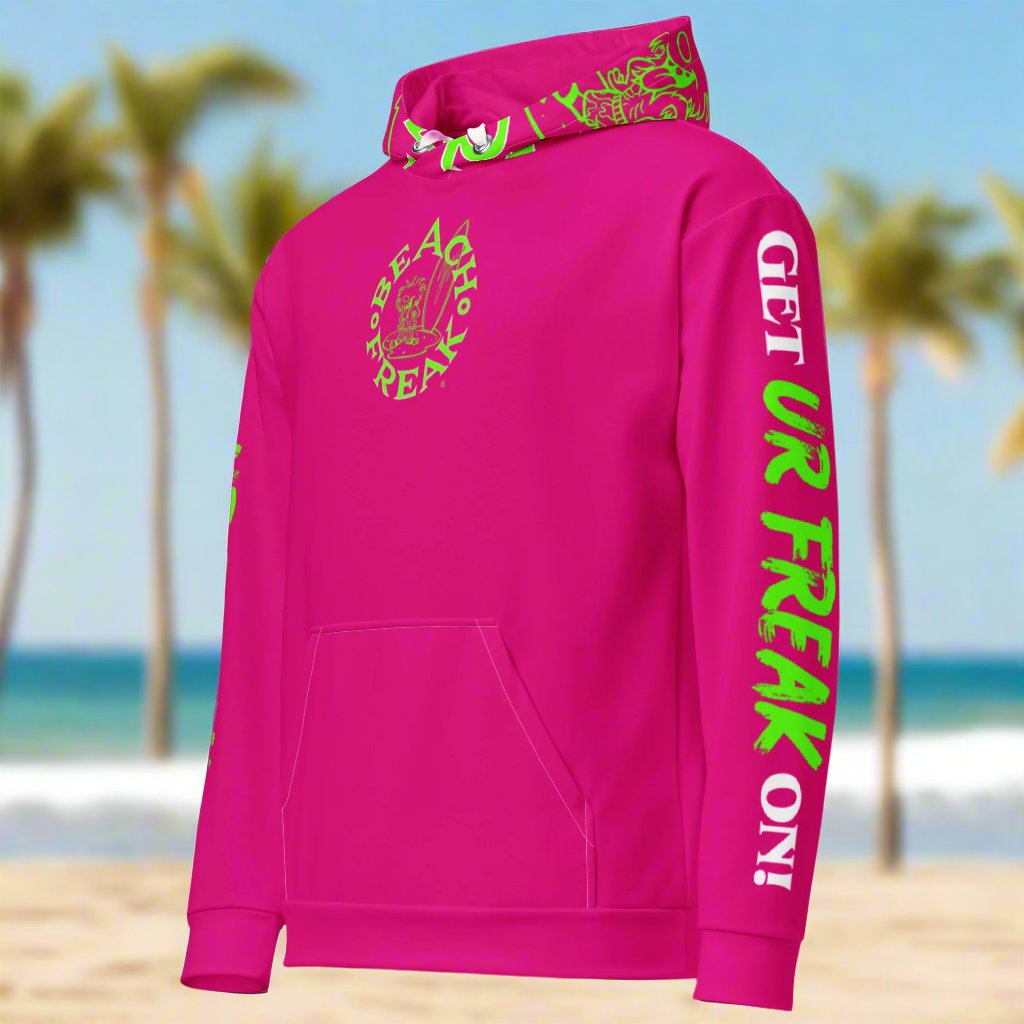 LIME BEACH FREAK© TRADITIONAL PULLOVER HOODIE