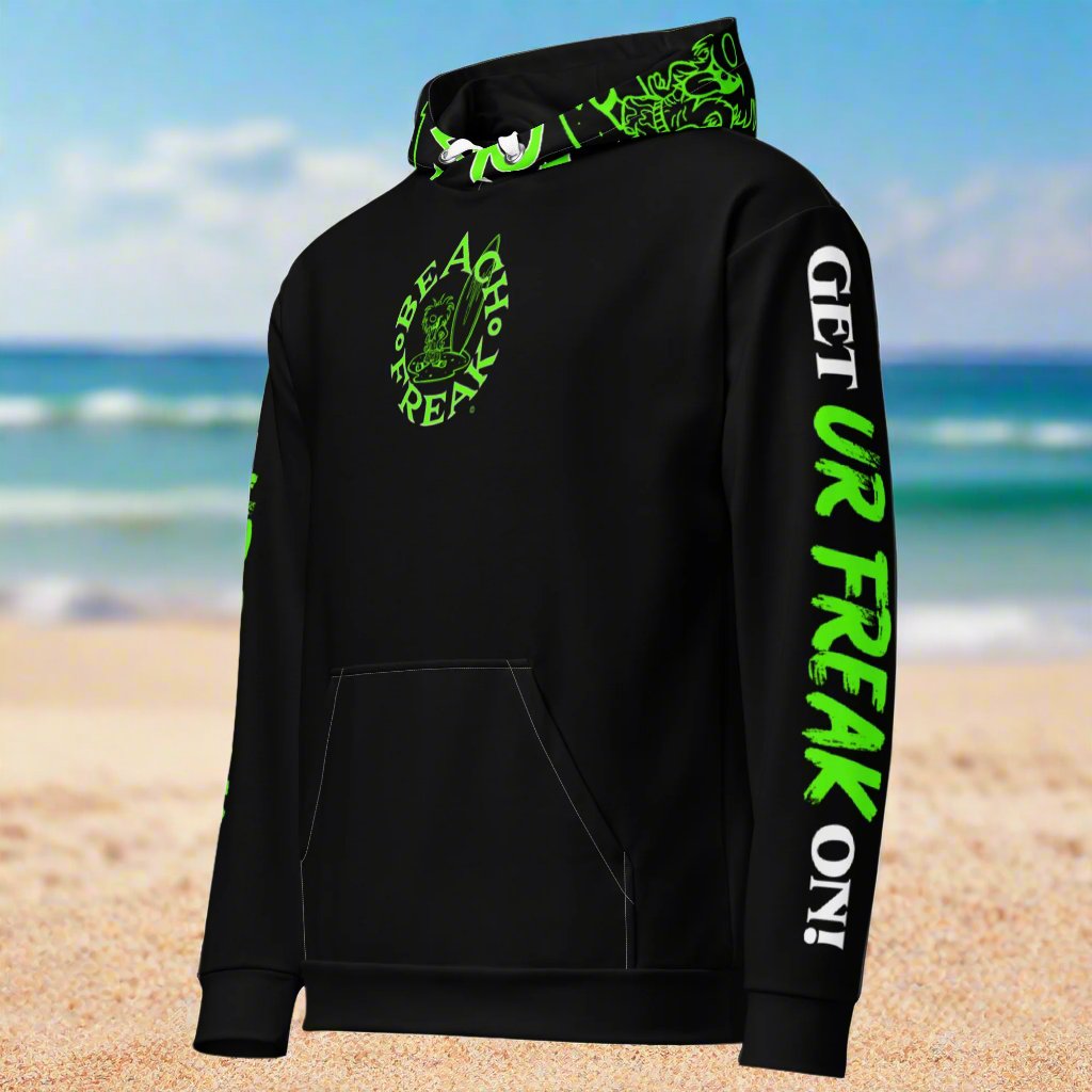 LIME BEACH FREAK© TRADITIONAL PULLOVER HOODIE
