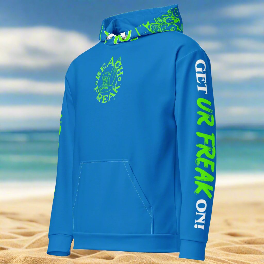 LIME BEACH FREAK© TRADITIONAL PULLOVER HOODIE