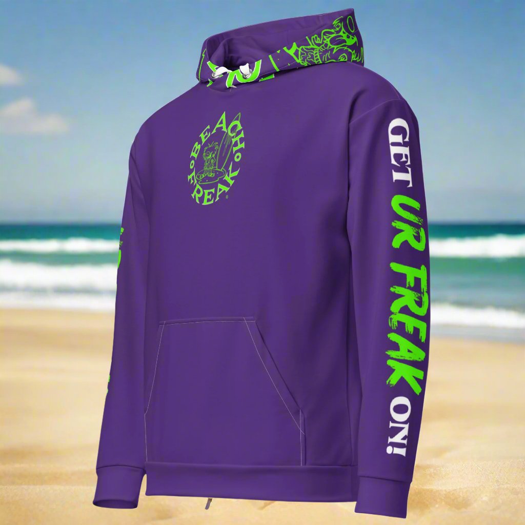 LIME BEACH FREAK© TRADITIONAL PULLOVER HOODIE