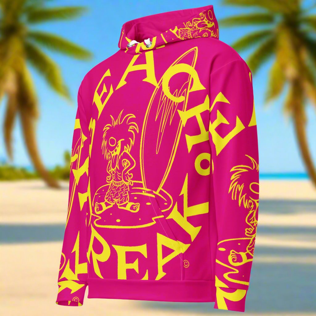 YELLOW BEACH FREAK© SPLASH'D© Hoodie