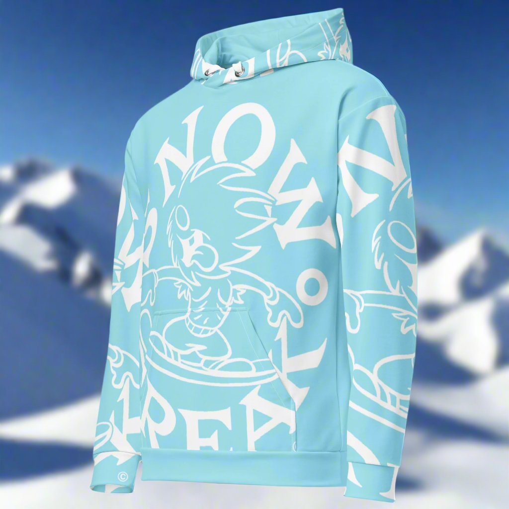 WHITE SNOW FREAK© SPLASH'D© Hoodie