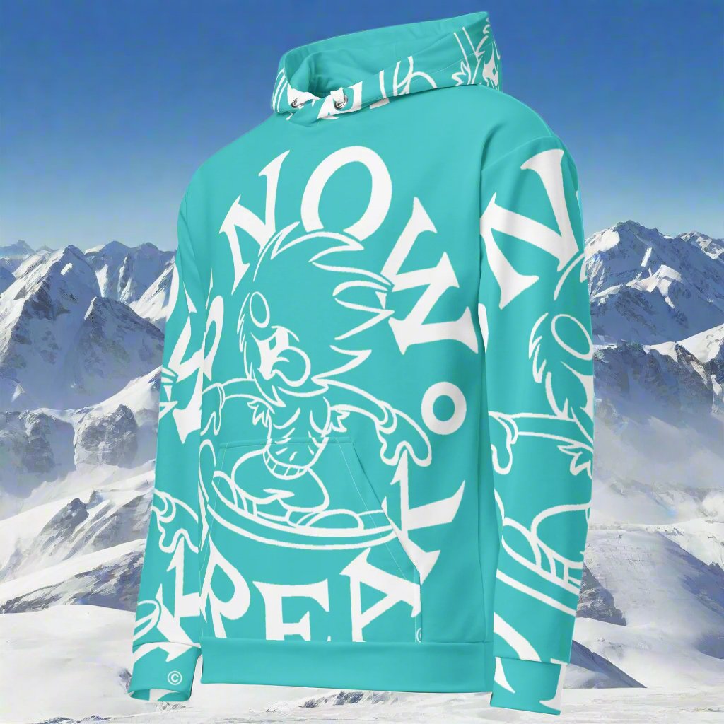 WHITE SNOW FREAK© SPLASH'D© Hoodie
