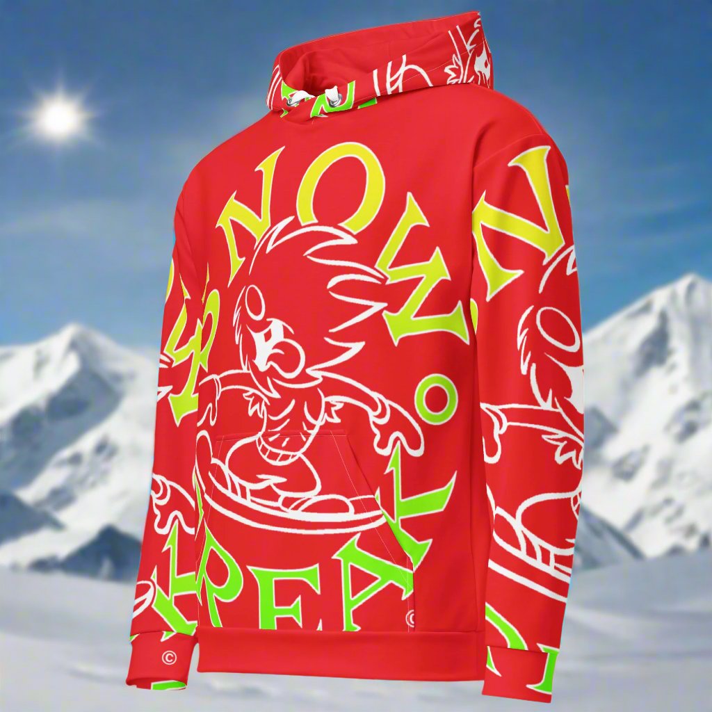 LIME & YELLOW SNOW FREAK© SPLASH'D© Hoodie