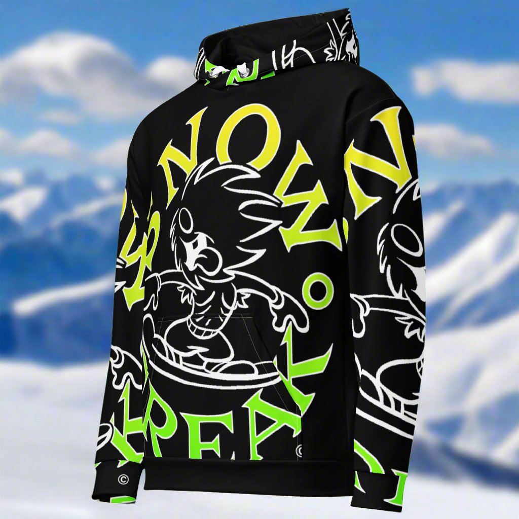 LIME & YELLOW SNOW FREAK© SPLASH'D© Hoodie