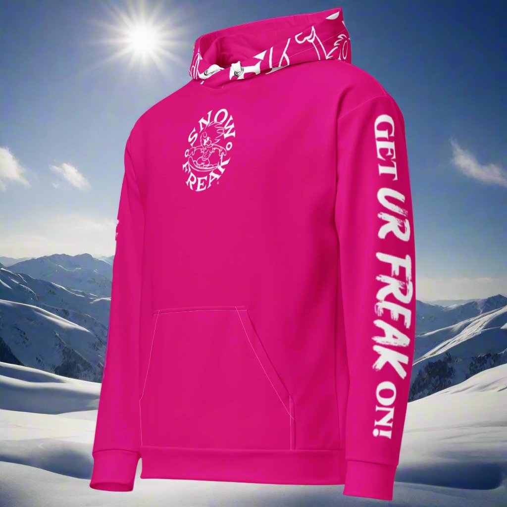 WHITE SNOW FREAK© TRADITIONAL HOODIE