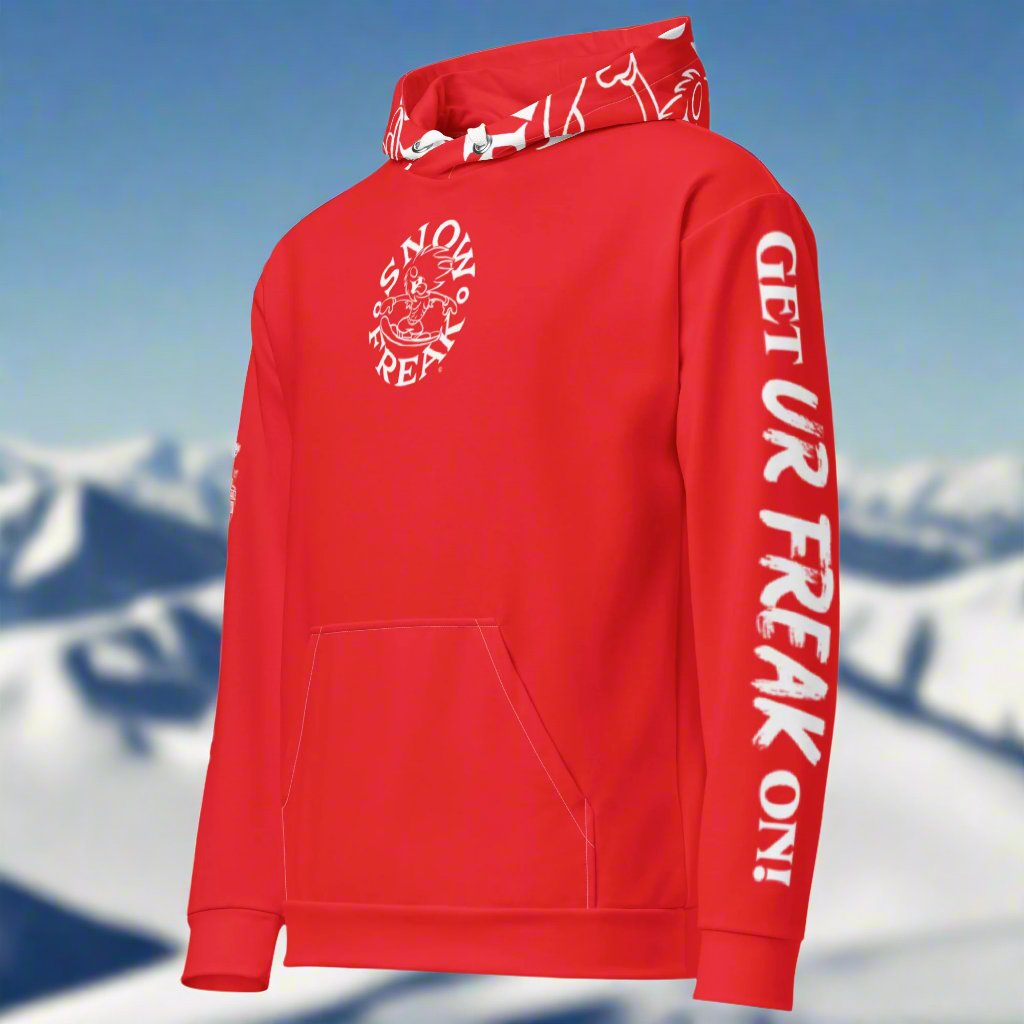 WHITE SNOW FREAK© TRADITIONAL HOODIE