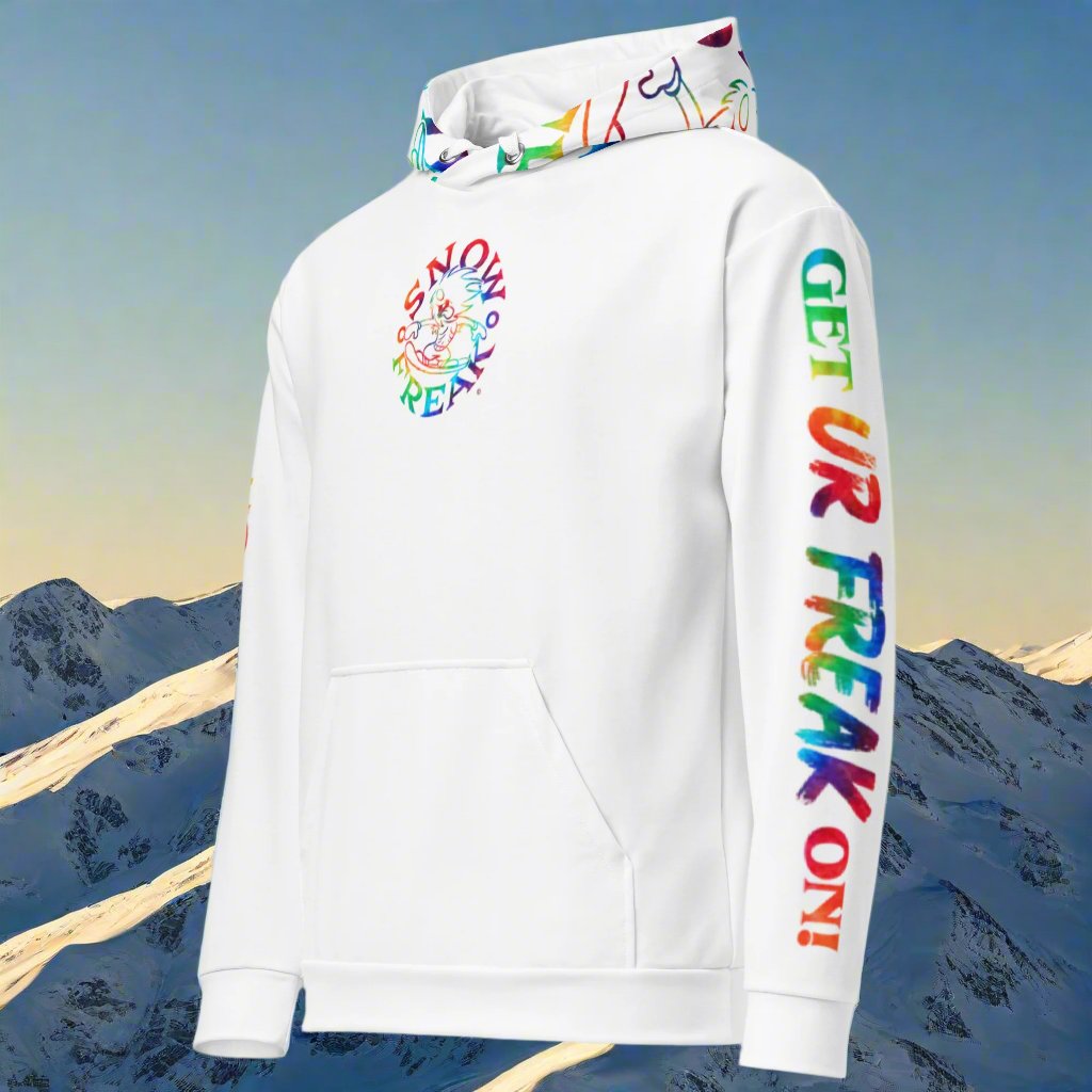 TIE-DYE SNOW FREAK© TRADITIONAL HOODIE