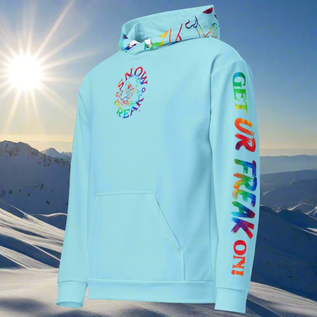 TIE-DYE SNOW FREAK© TRADITIONAL HOODIE