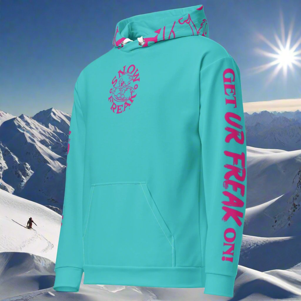 PINK SNOW FREAK© TRADITIONAL HOODIE