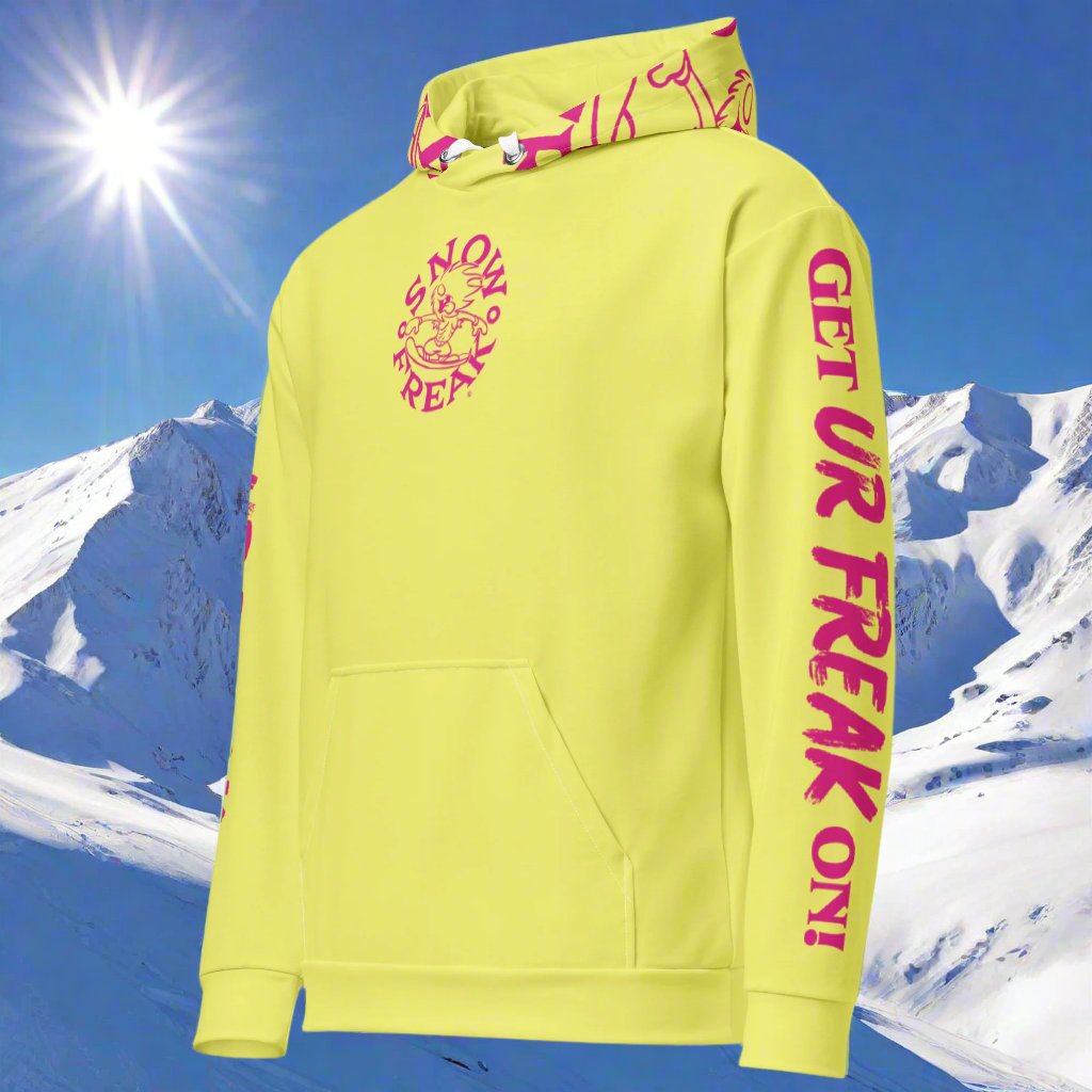 PINK SNOW FREAK© TRADITIONAL HOODIE