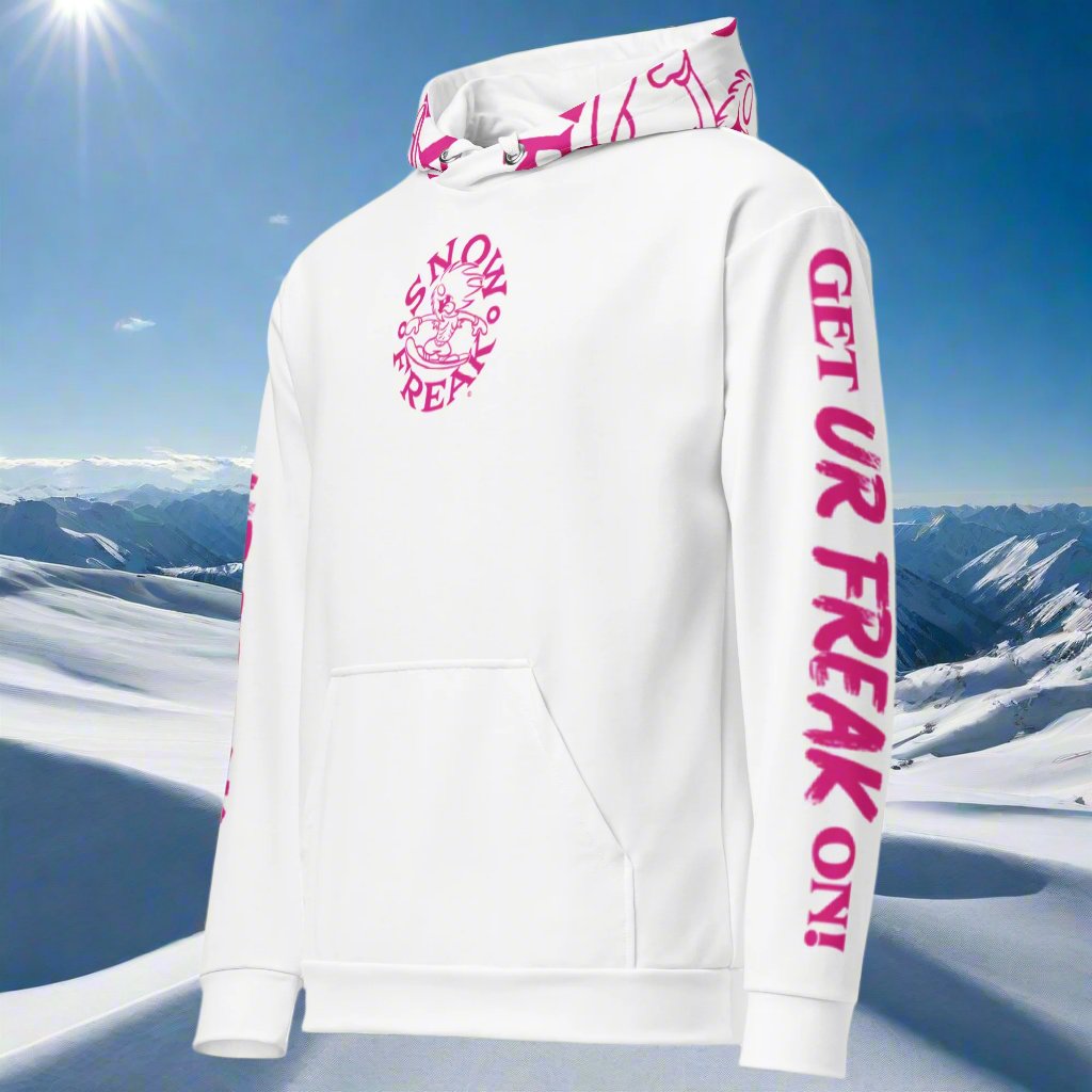 PINK SNOW FREAK© TRADITIONAL HOODIE