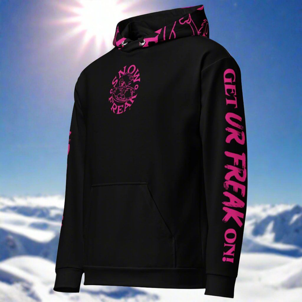 PINK SNOW FREAK© TRADITIONAL HOODIE