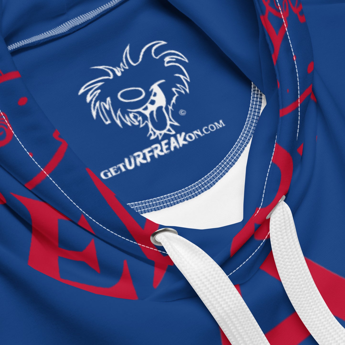 NEON RED BEACH FREAK SPLASH'D© Hoodie