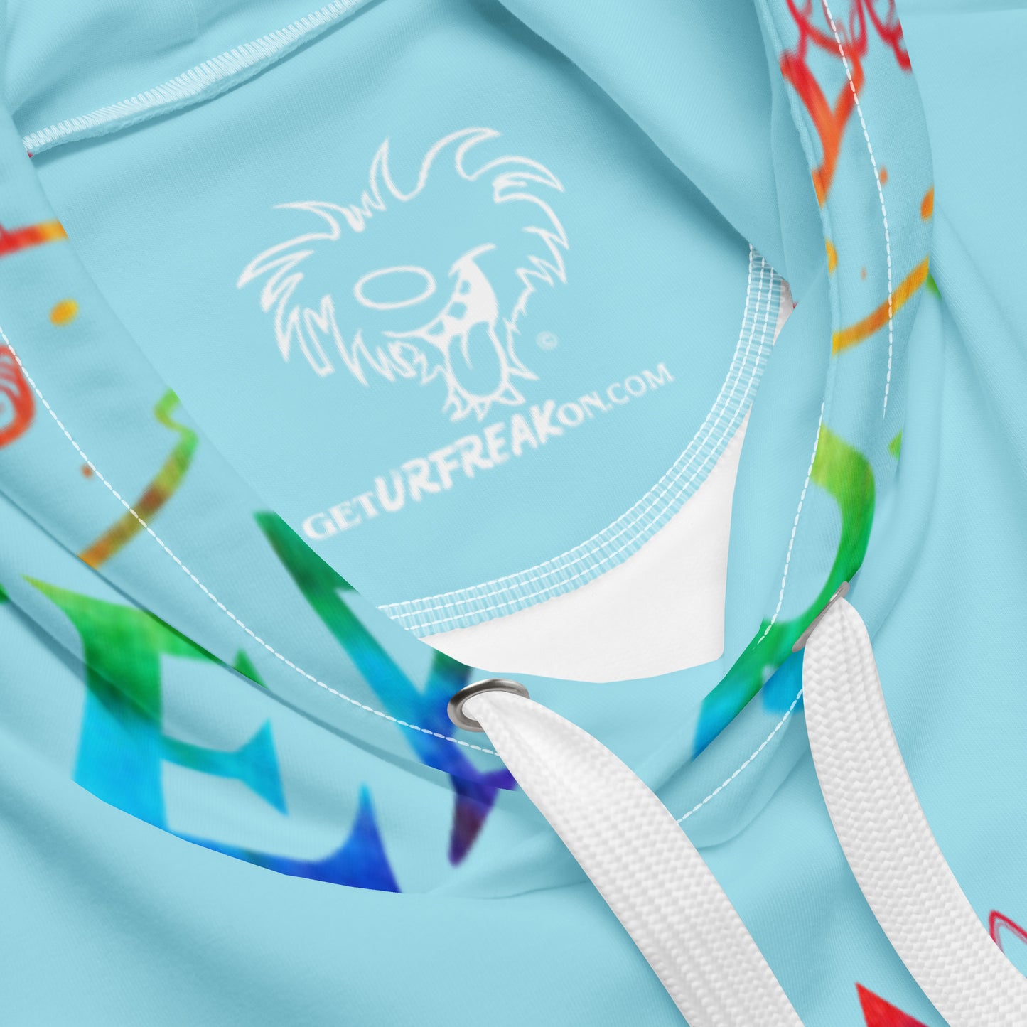 TIE-DYE BEACH FREAK© TRADITIONAL PULLOVER HOODIE