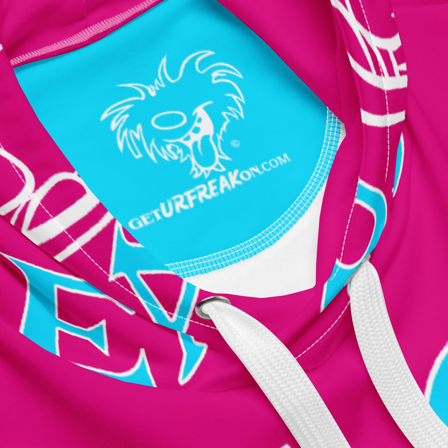 NEON BLUE SNOW FREAK© SPLASH'D© Hoodie