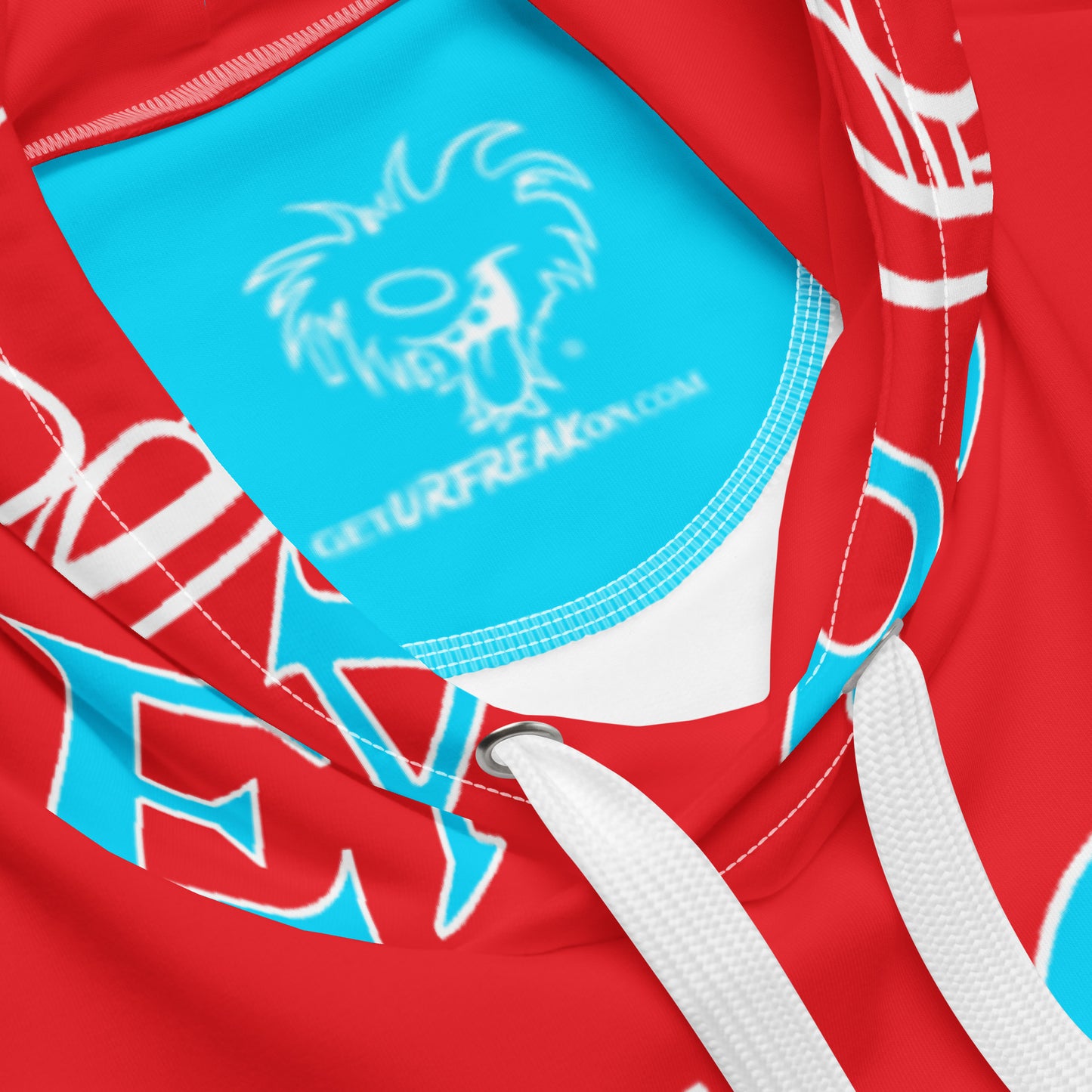 NEON BLUE SNOW FREAK© SPLASH'D© Hoodie