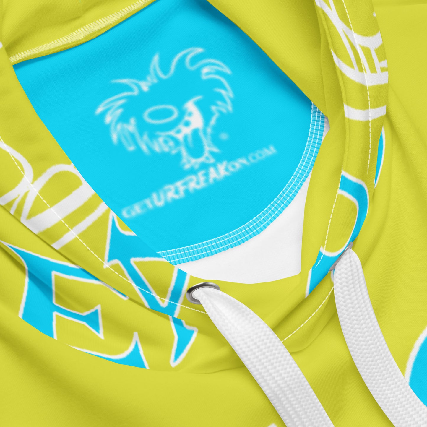 NEON BLUE SNOW FREAK© SPLASH'D© Hoodie