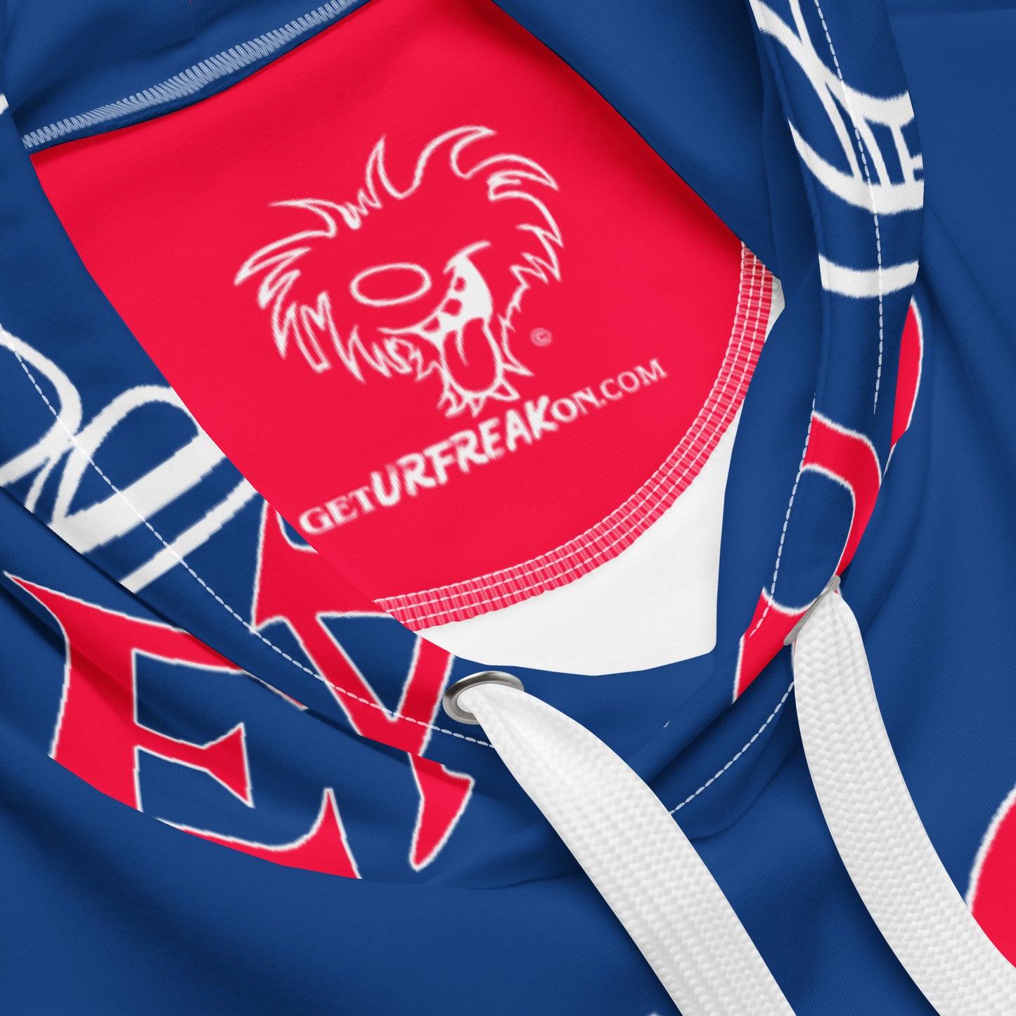 RED 'N' WHITE SNOW FREAK© SPLASH'D© Hoodie