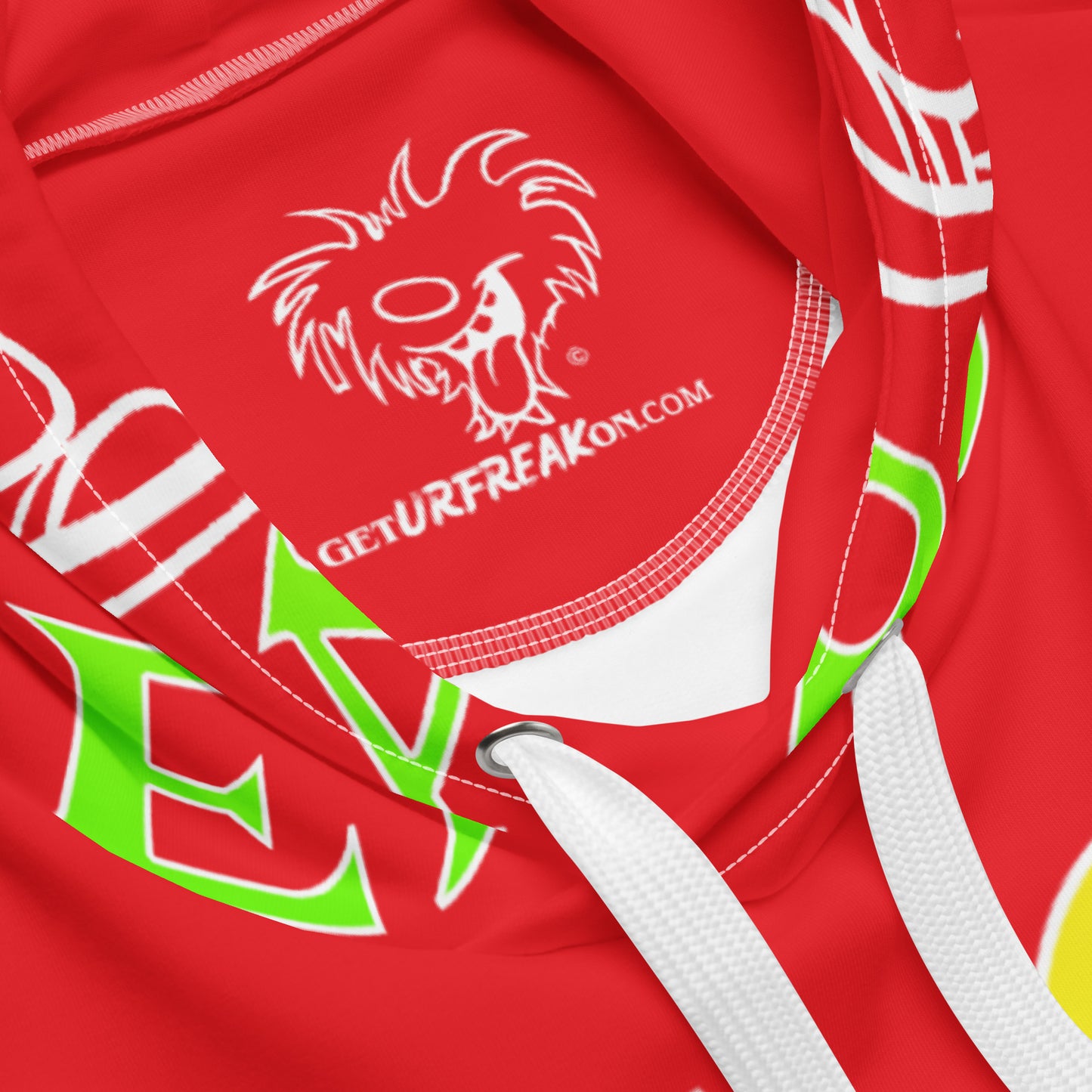 LIME & YELLOW SNOW FREAK© SPLASH'D© Hoodie