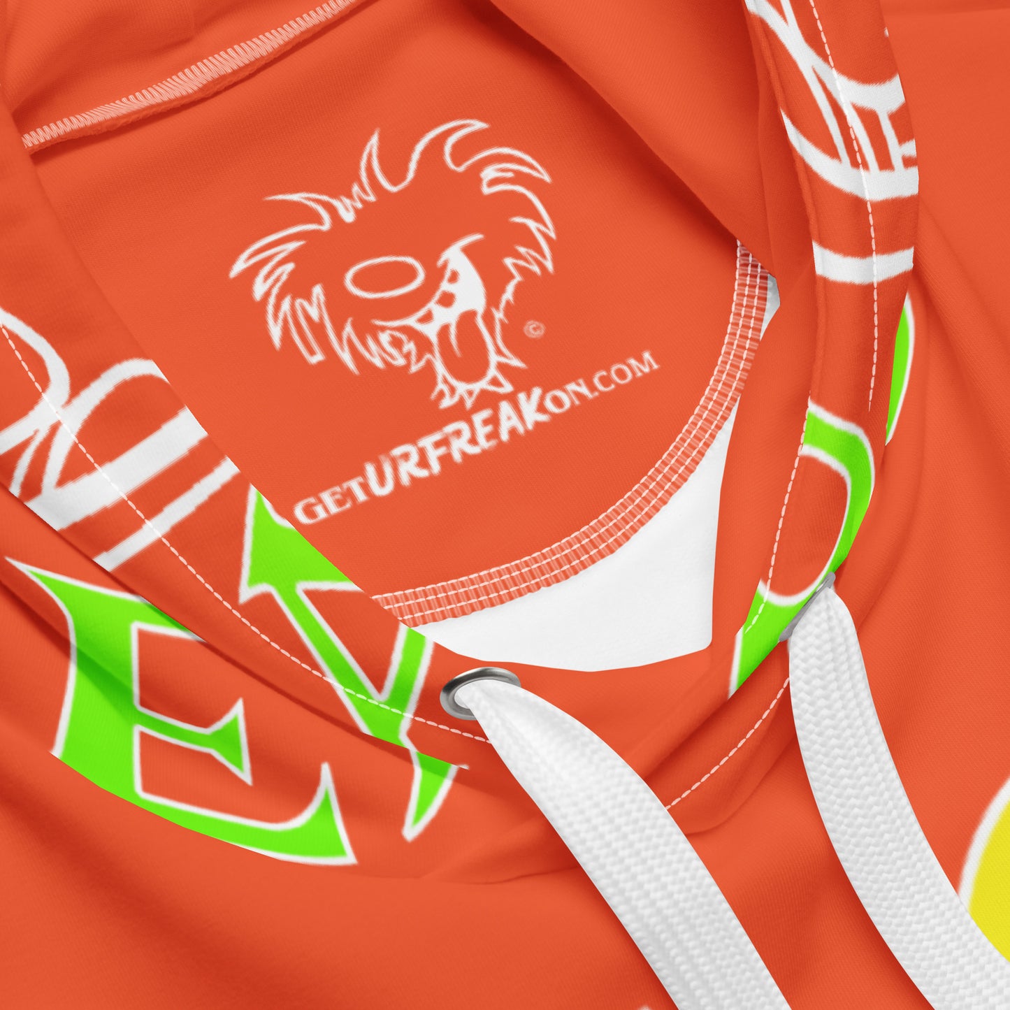 LIME & YELLOW SNOW FREAK© SPLASH'D© Hoodie