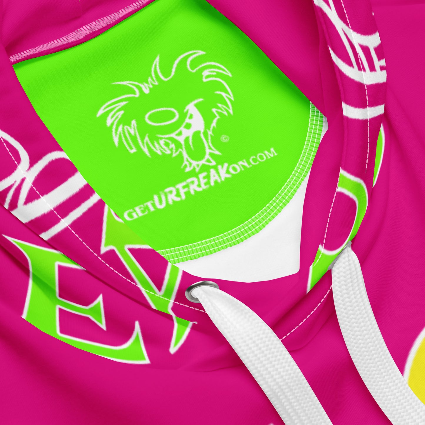 LIME 'N' YELLOW SNOW FREAK© SPLASH'D© Hoodie