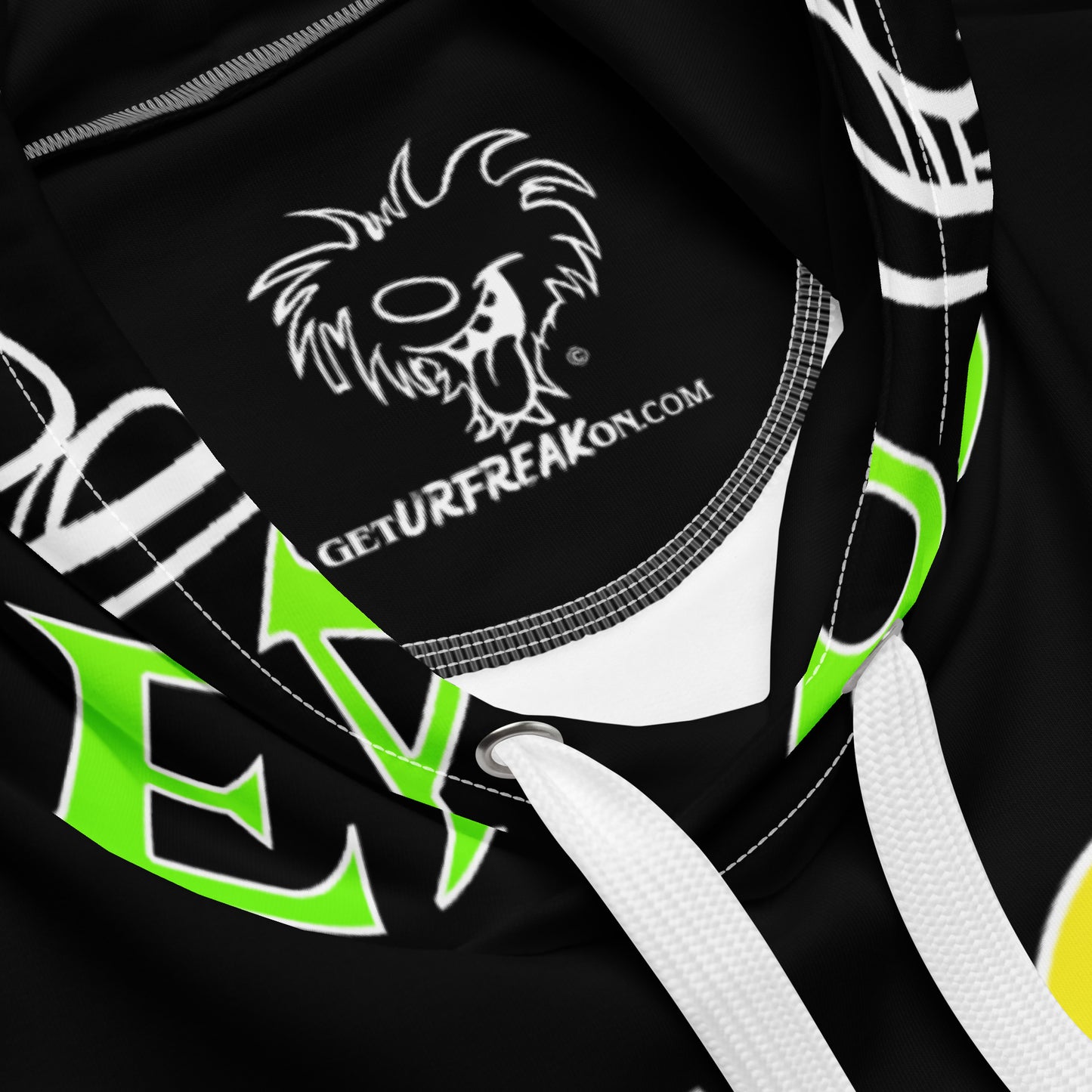 LIME & YELLOW SNOW FREAK© SPLASH'D© Hoodie