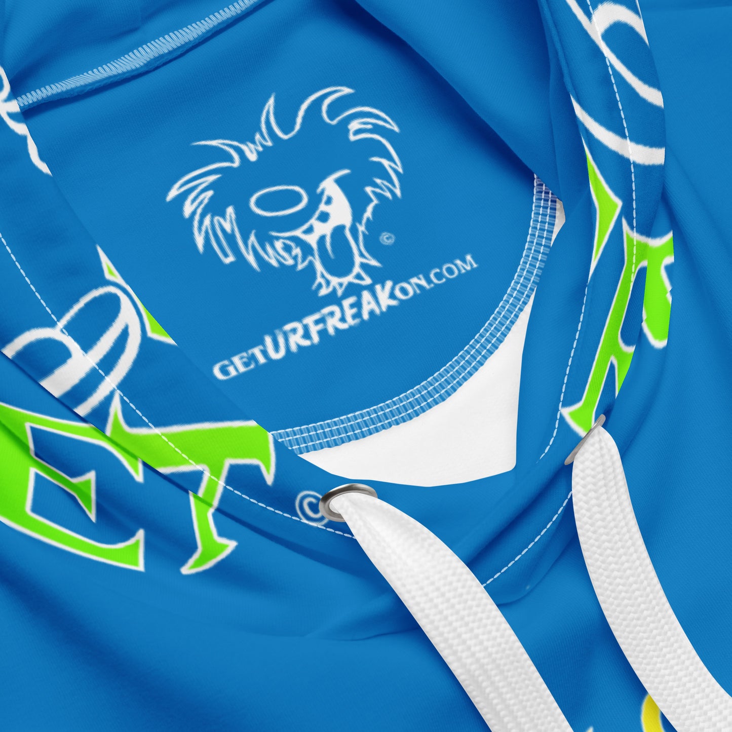 LIME & YELLOW SNOW FREAK© TRADITIONAL HOODIE