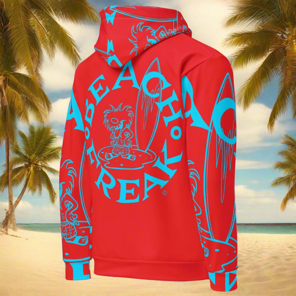 NEON BLUE BEACH FREAK© SPLASH'D© Hoodie