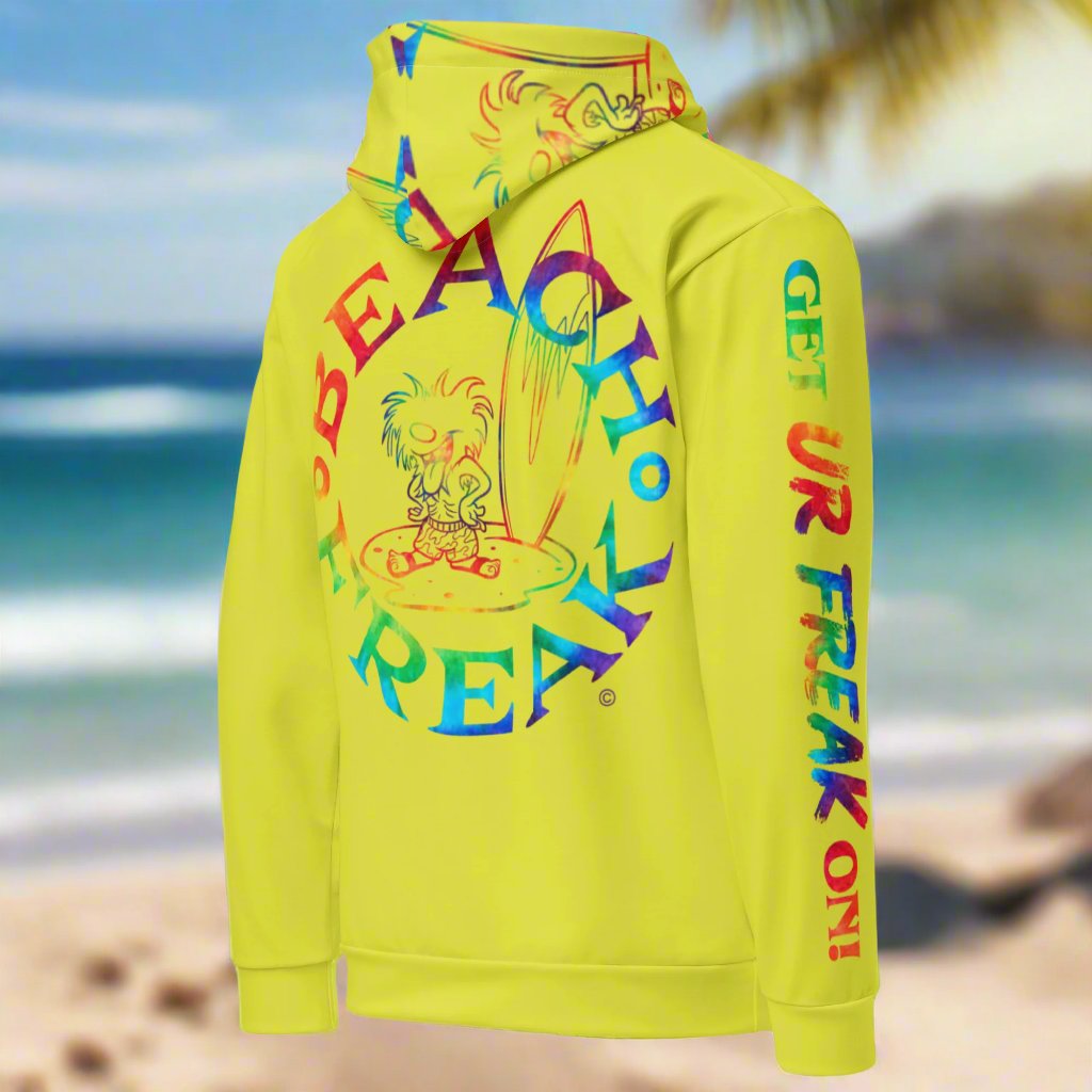 TIE-DYE BEACH FREAK© TRADITIONAL PULLOVER HOODIE