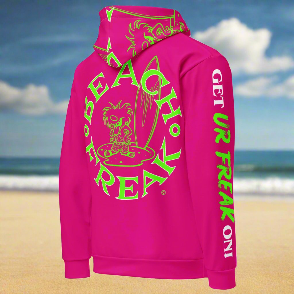 LIME BEACH FREAK© TRADITIONAL PULLOVER HOODIE