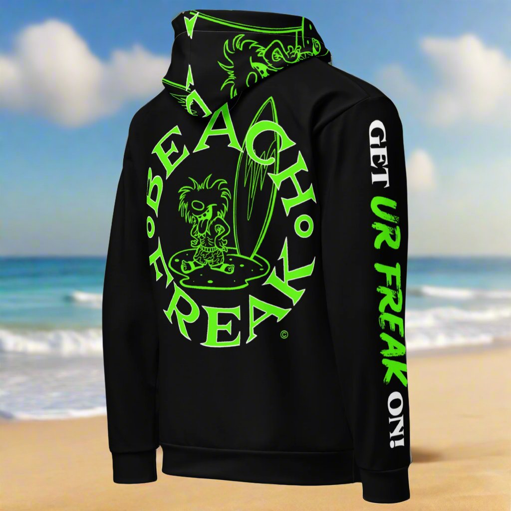 LIME BEACH FREAK© TRADITIONAL PULLOVER HOODIE