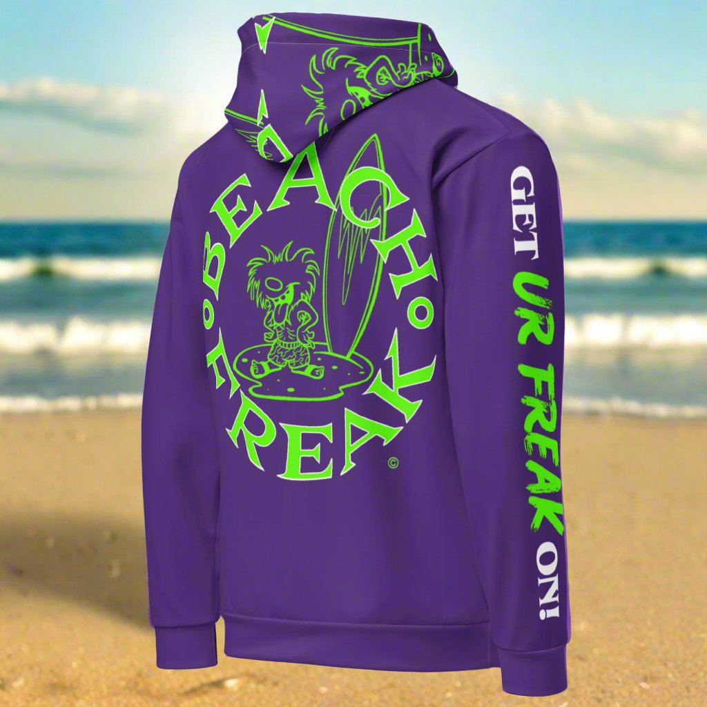 LIME BEACH FREAK© TRADITIONAL PULLOVER HOODIE