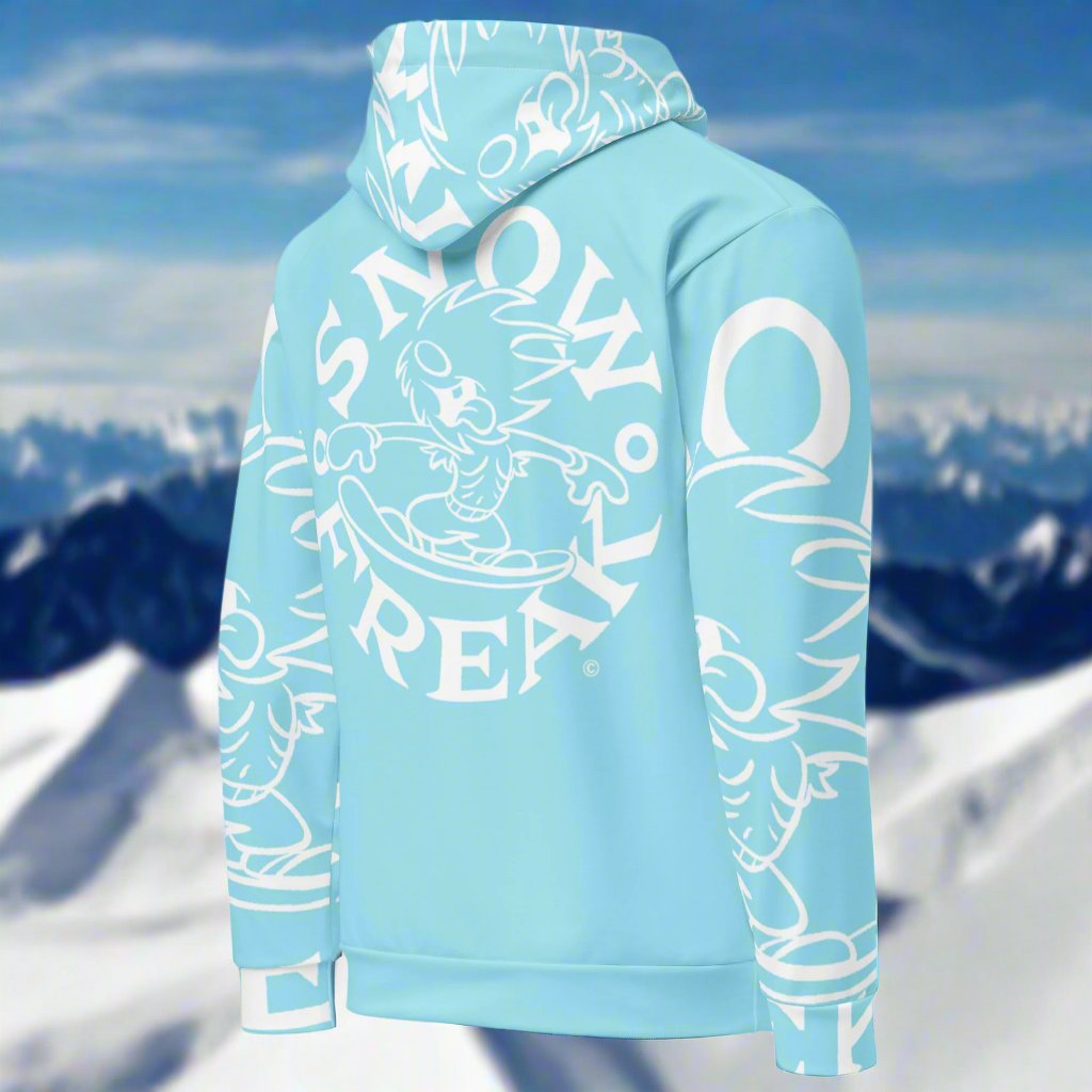 WHITE SNOW FREAK© SPLASH'D© Hoodie