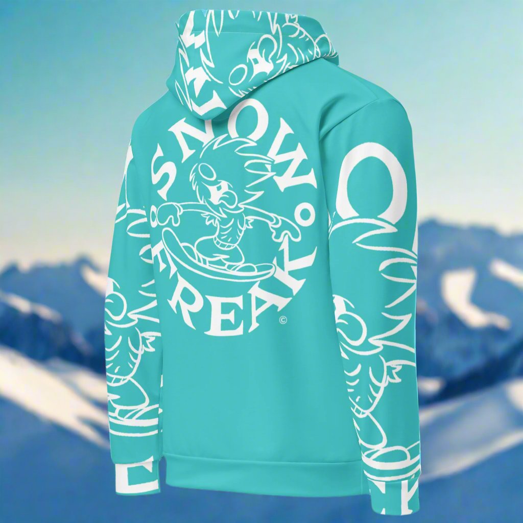 WHITE SNOW FREAK© SPLASH'D© Hoodie