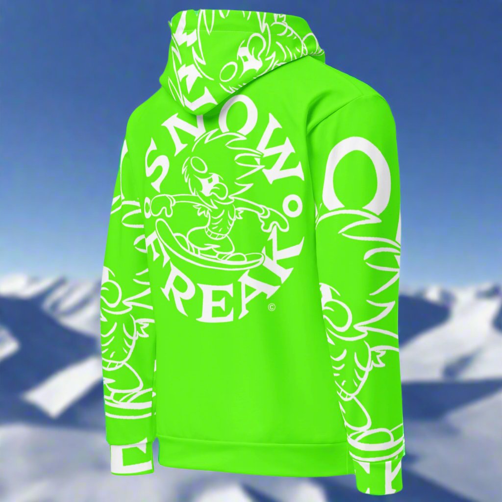 WHITE SNOW FREAK© SPLASH'D© Hoodie