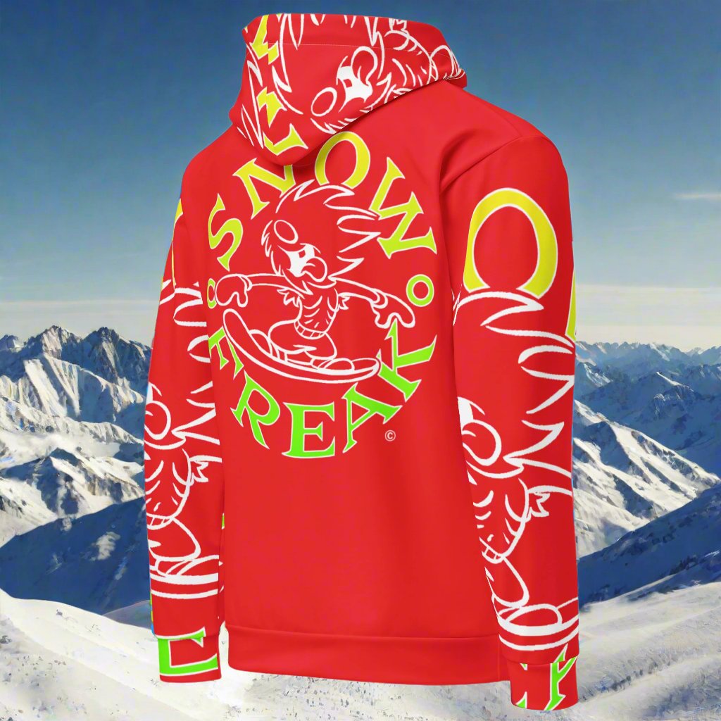 LIME & YELLOW SNOW FREAK© SPLASH'D© Hoodie