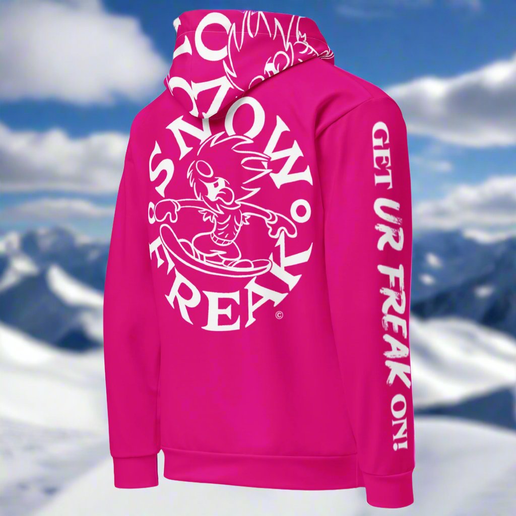 WHITE SNOW FREAK© TRADITIONAL HOODIE