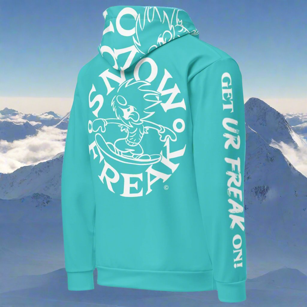 WHITE SNOW FREAK© TRADITIONAL HOODIE