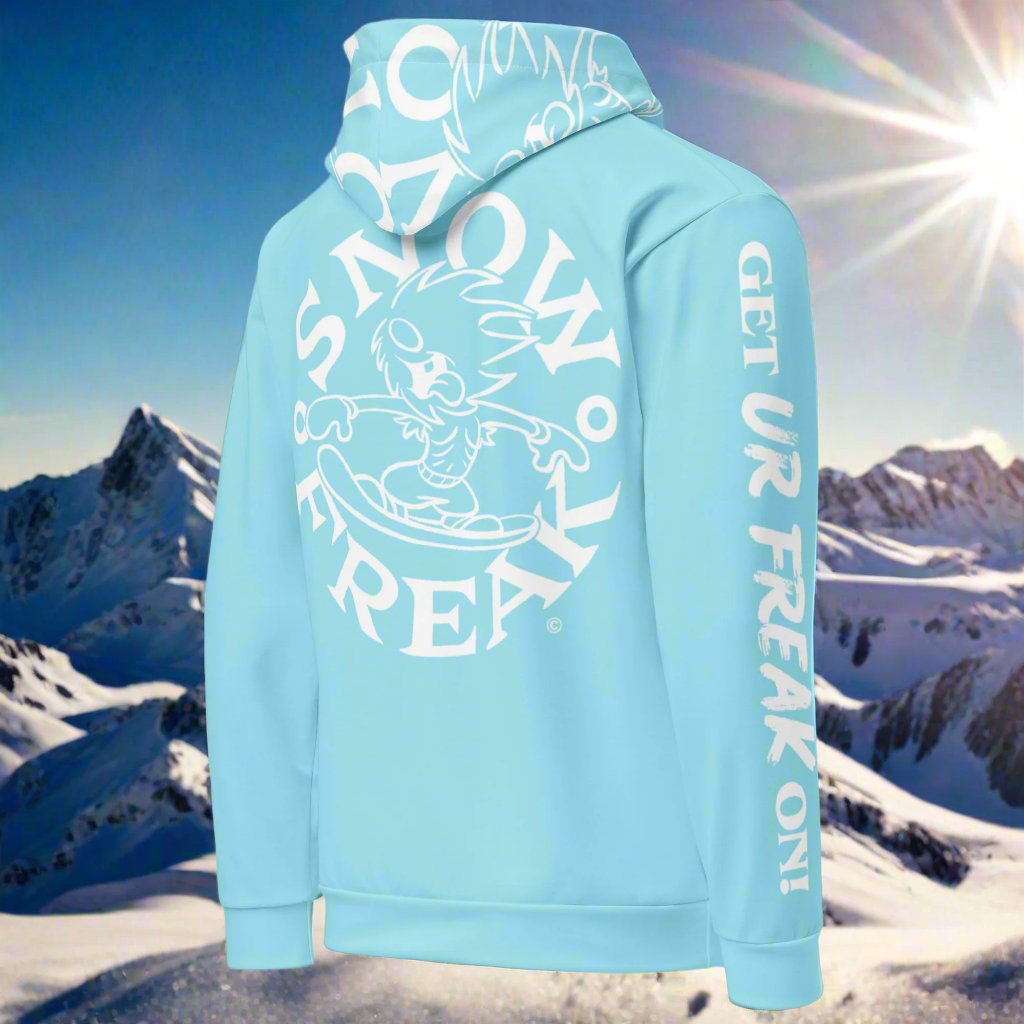 WHITE SNOW FREAK© TRADITIONAL HOODIE