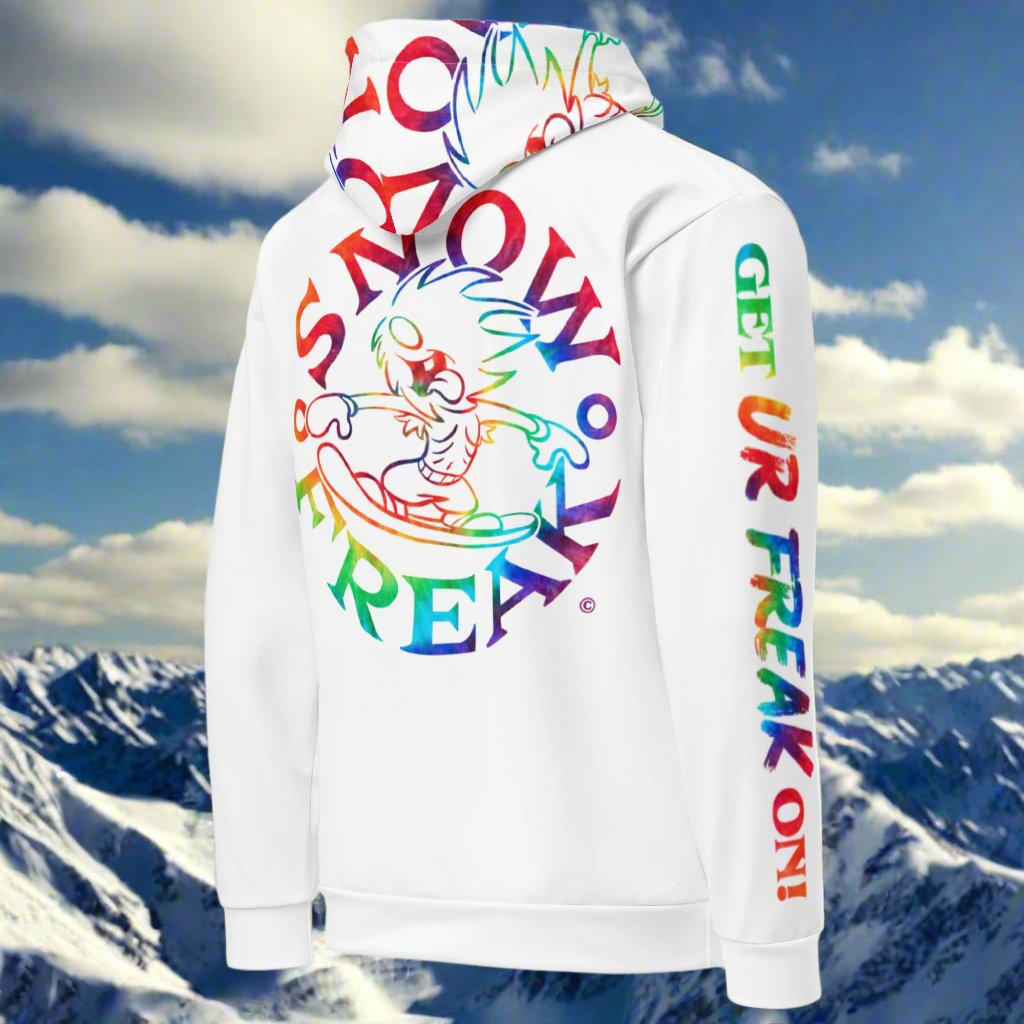 TIE-DYE SNOW FREAK© TRADITIONAL HOODIE