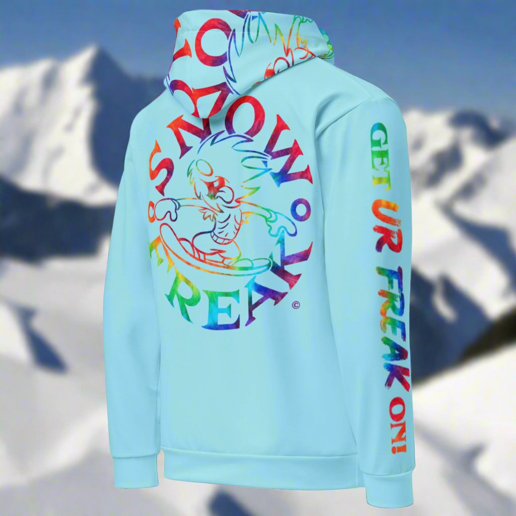 TIE-DYE SNOW FREAK© TRADITIONAL HOODIE