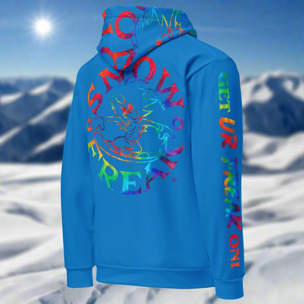 TIE-DYE SNOW FREAK© TRADITIONAL HOODIE