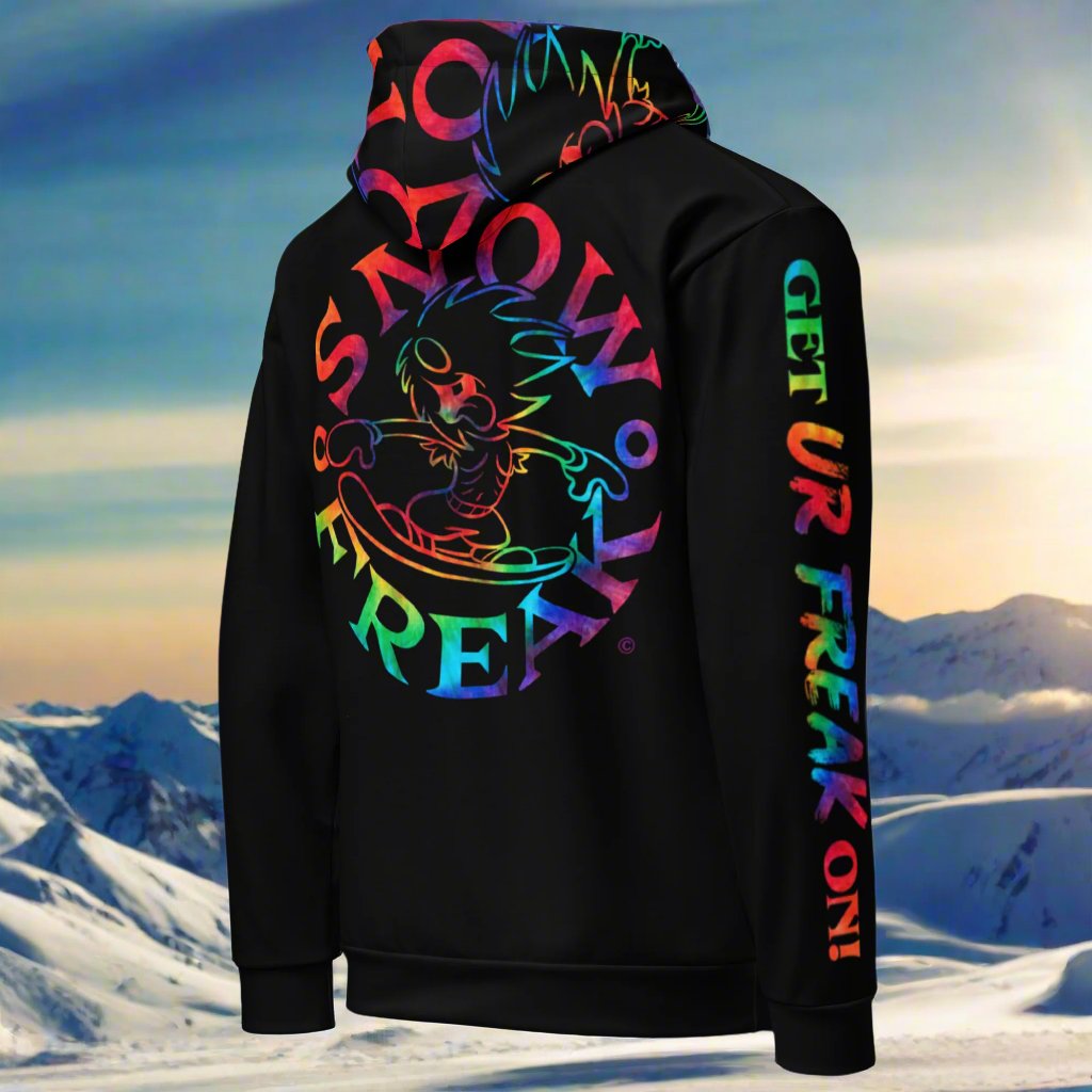 TIE-DYE SNOW FREAK© TRADITIONAL HOODIE